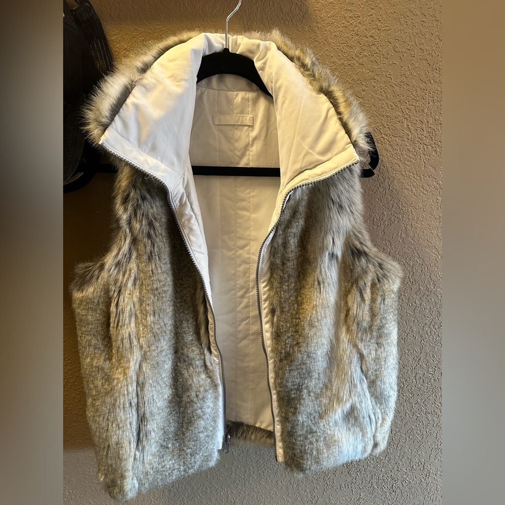 Reversible Weatherproof/fur Women's Gray Teddy Jacket